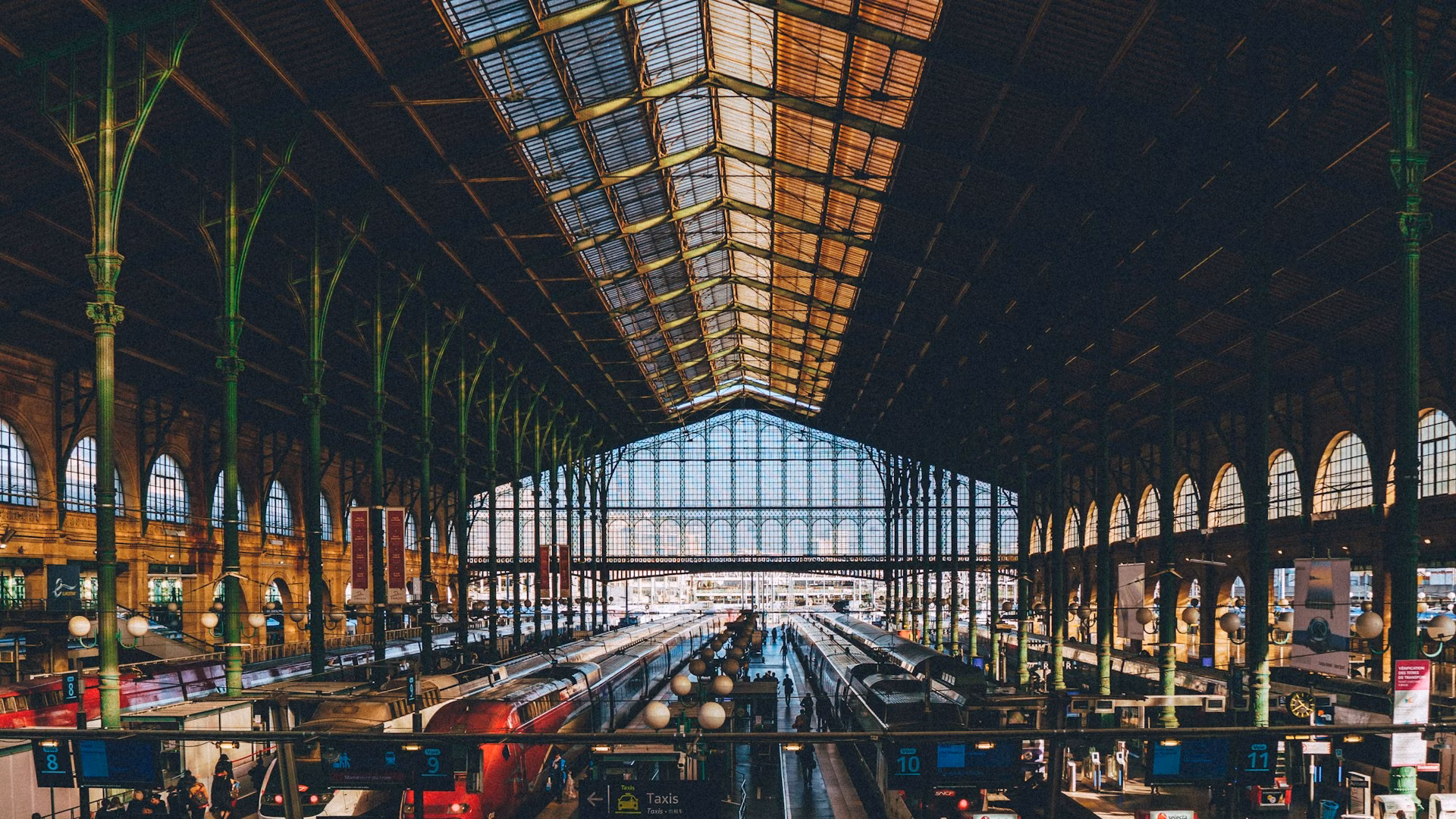Hall de la Gare du Nord à Paris